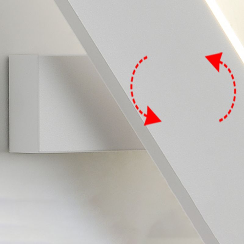 Metal Square Shape Wall Sconce Modern Style 1 Light Wall Light Sconce