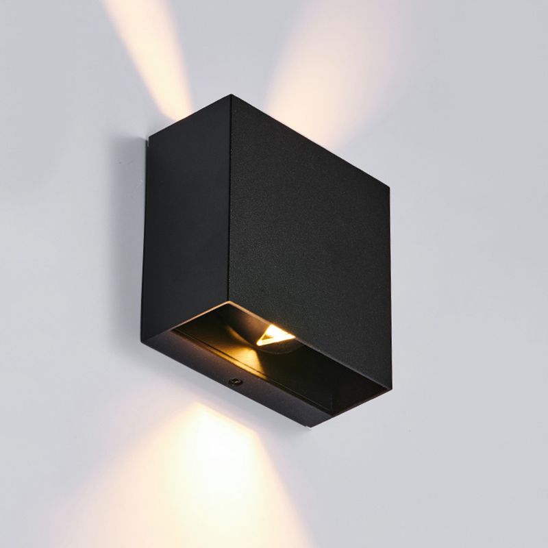 Moderno stile minimalista su e giù per la parete in metallo a parete a LED per parete esterna