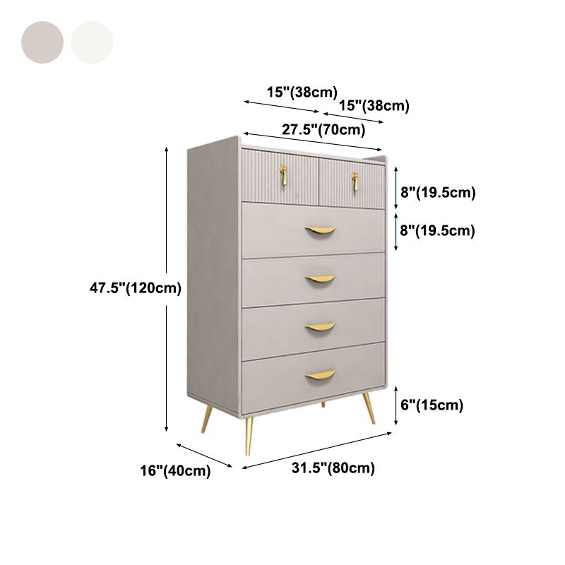 Simple Engineered Wood Sideboard Modern Buffet with Drawer for Dining Room