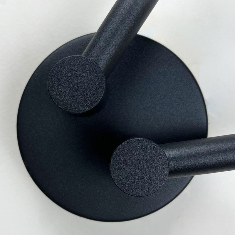 Linear Wall Lighting Industrial Metal Rotatable Wall Sconces in Black