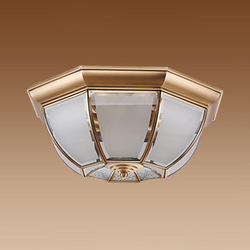 American Colonial Ceiling Light Multi Lights Close to Ceiling Lamp for Bedroom