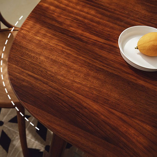 Dining Room Dinner Kitchen Table Solid Wood 4 Legs Dining Table