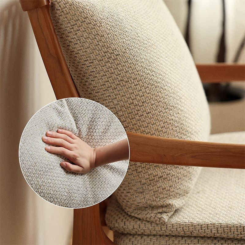 Home Contemporary Dining Chair Solid Wood Upholstered Dining Chair