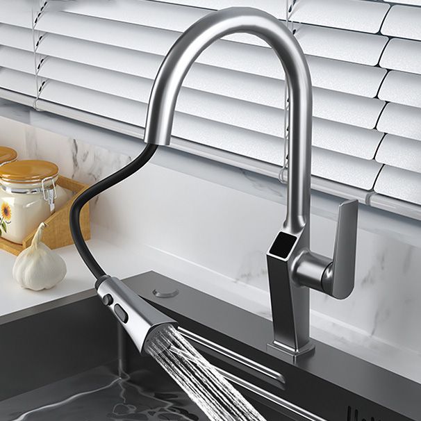 Metal Kitchen Faucet Pull down Sprayer Kitchen Faucet with Single Handle
