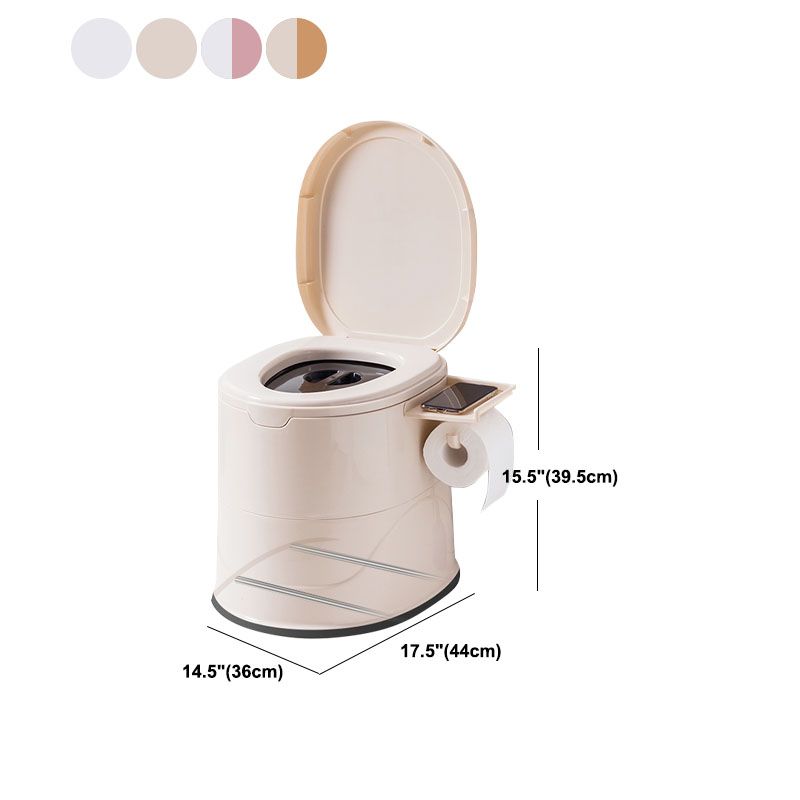 Contemporary Floor Mounted Toilet Plastic Toilet Bowl for Bathroom