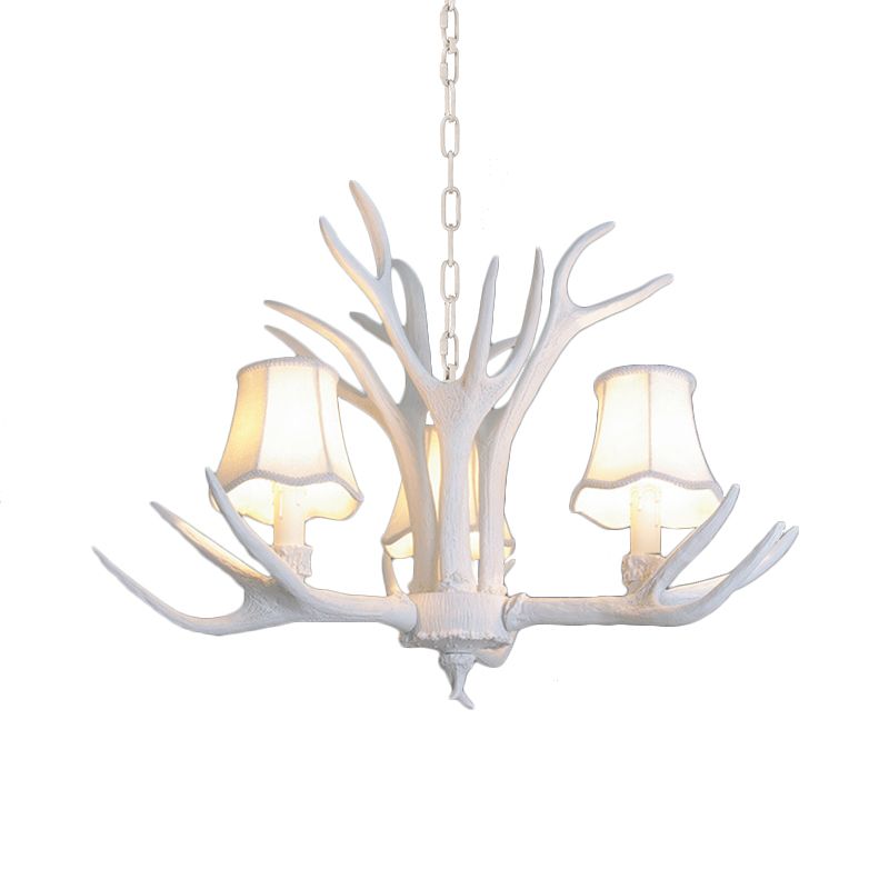 3/4/5 luci lampada dell'illuminazione del lampadario lampada a soffitto moderno a soffitto in resina in bianco in bianco per soggiorno
