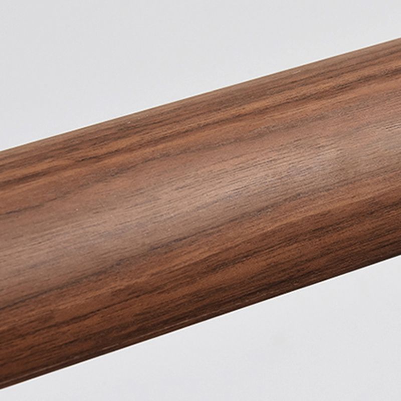 Walnut Island Lighting Fixture Modern 1-Head Restaurant Suspension Lamp with Acrylic Shade