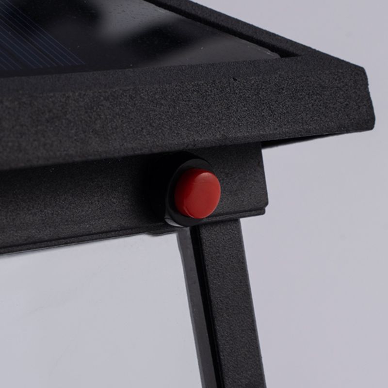 LED Black Solar Pillar Lamp Waterproof Outdoor Light for Garden