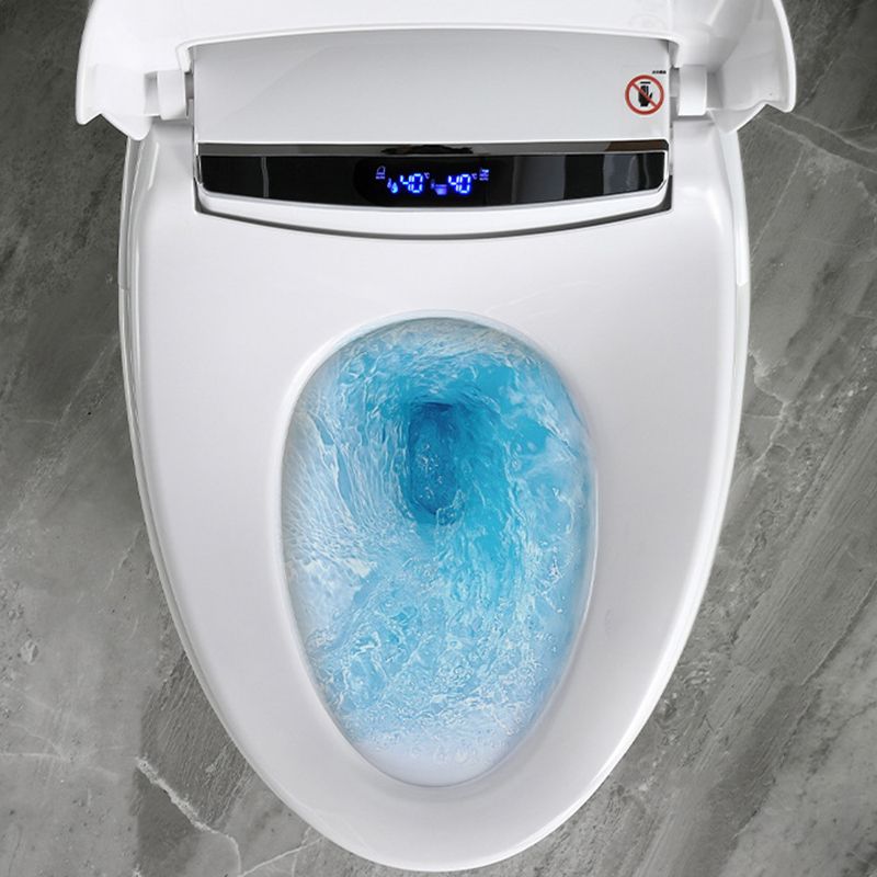 Modern Concealed Tank Toilet Bowl Skirted ABS Floor Mount Flush Toilet with Seat