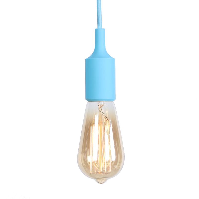 Multi-couleurs en option en option unique suspension de style macaron de lumière simplicité mini-pendant lampe pour les escaliers Corridor