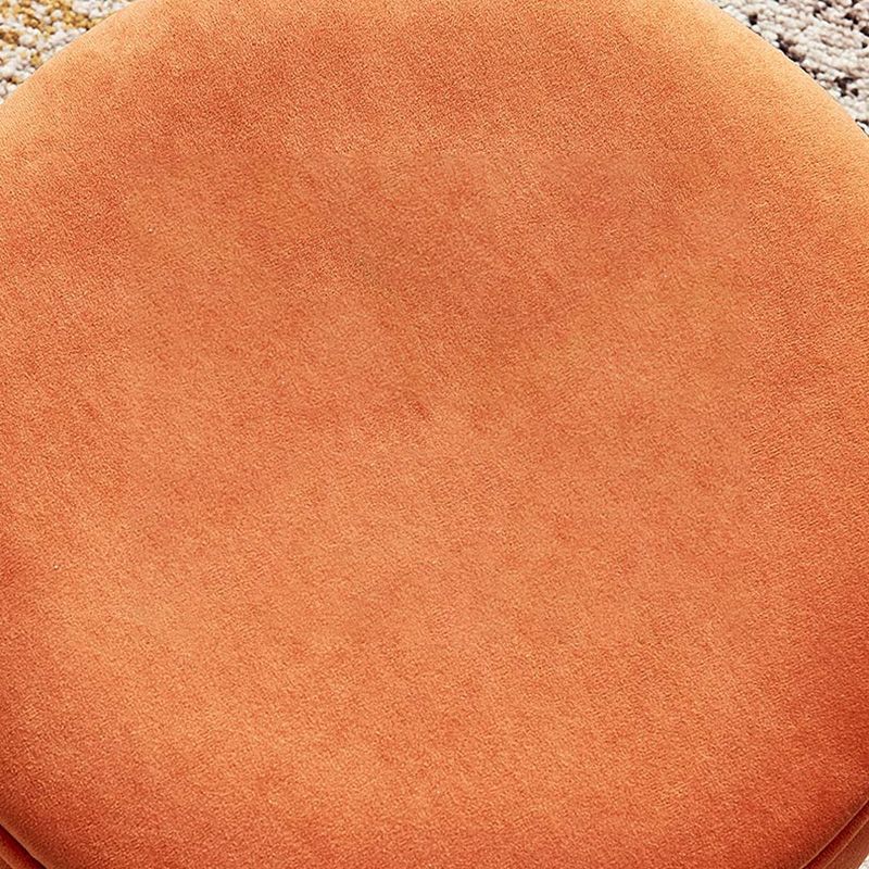 Modern Round Pouf Pure Color Tear Resistant Pouf for Drawing Room