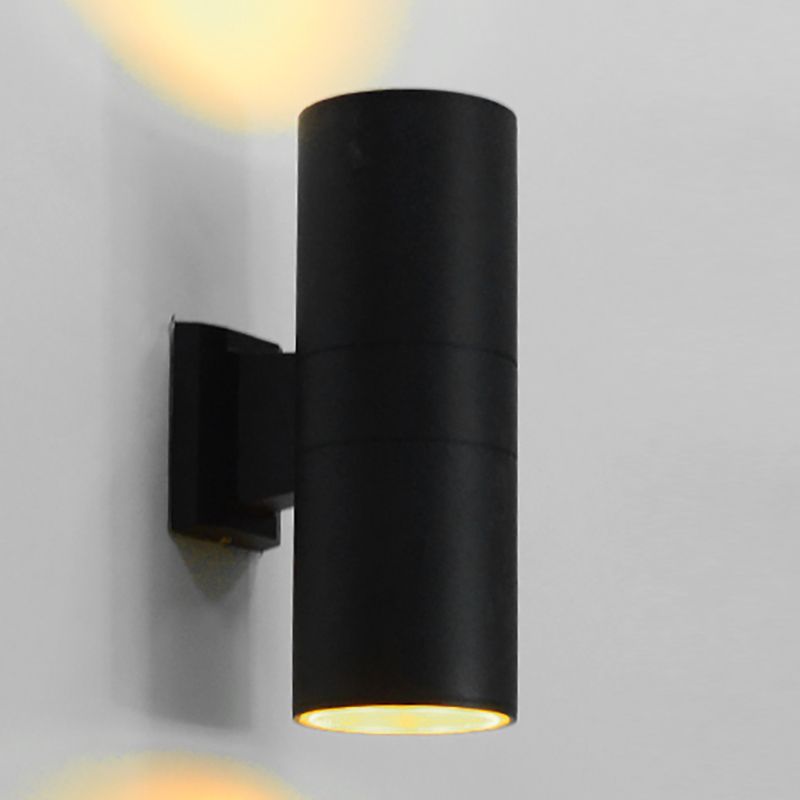 Multi Lights Geometric Wall Lights Modern Style Metal Wall Lighting Fixtures in Black