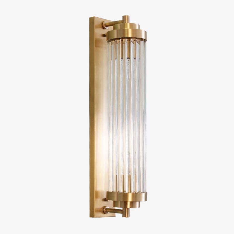 Cylinder Shape Metal Wall Light Modern Style Wall Light Sconce for Living Room