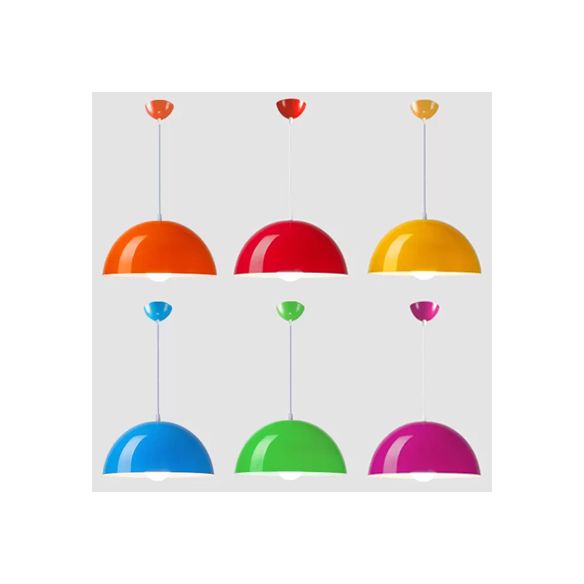 Cudo nero/bianco/rosso appeso Aprisce Alluminio Nordico 1 Luce Light Suspension per sala da pranzo, largo 12 "/14"/16 "