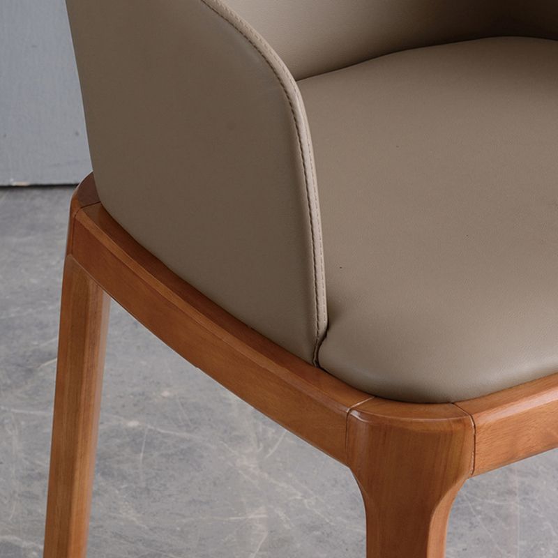 Glam – chaises scandinaves en bois de frêne, ensemble de chaises de cuisine et de salle à manger avec accoudoirs à dossier solide