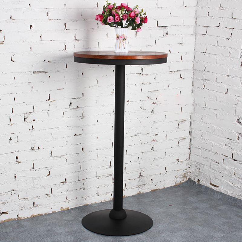 1/4 Pieces Table and Stool Set Solid Wood Pub Dining Set for Dining Room