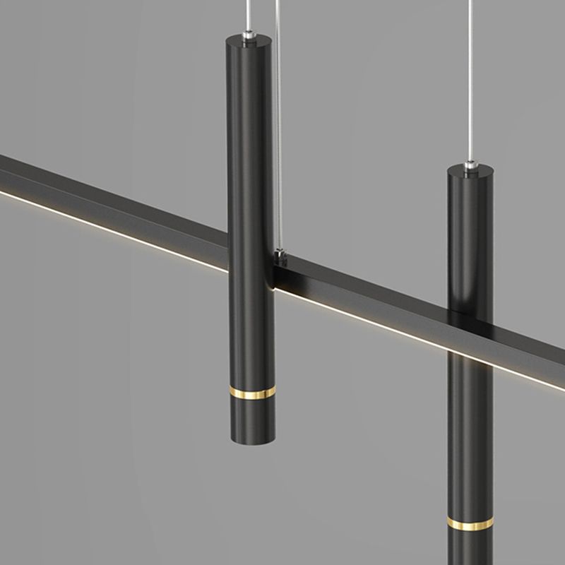 Linear Modern 3 - Light Kitchen Island Fixture Interior LED Ceiling Pendant Lighting
