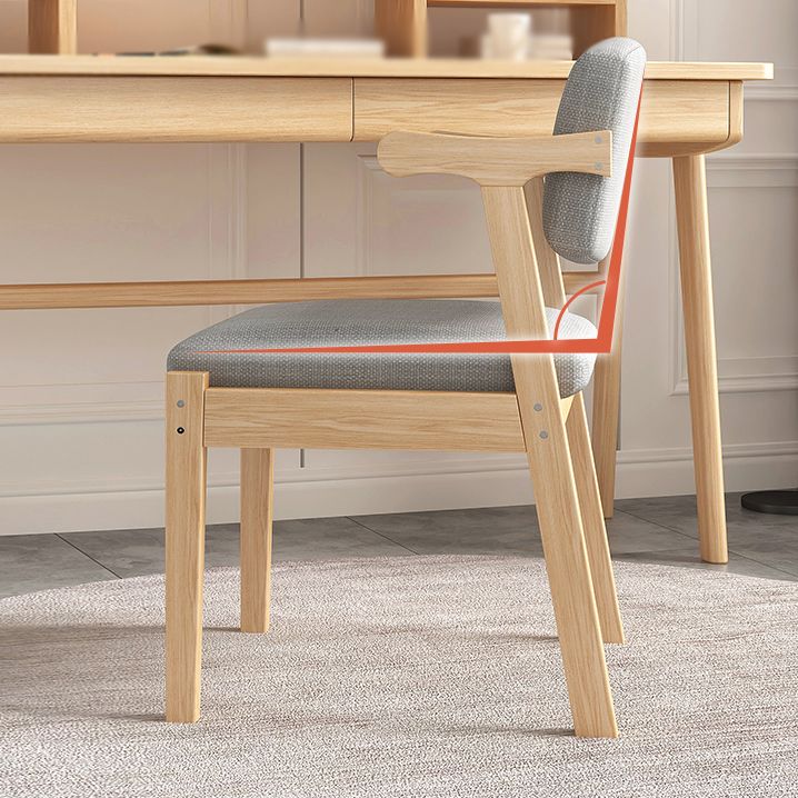Chaise de salle à manger contemporaine, chaise à dossier ouvert avec 4 pieds pour un usage domestique