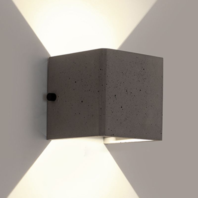 Modern Wall Light Fixture Simple Cement Wall Washer for Outdoor Hallway