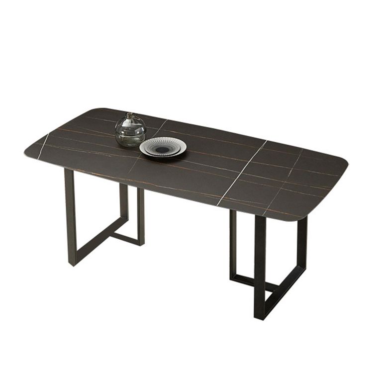 Modern Sintered Stone Dining Table Set Rectangle 1/2/5/7 Pieces Dining Set for Home Use