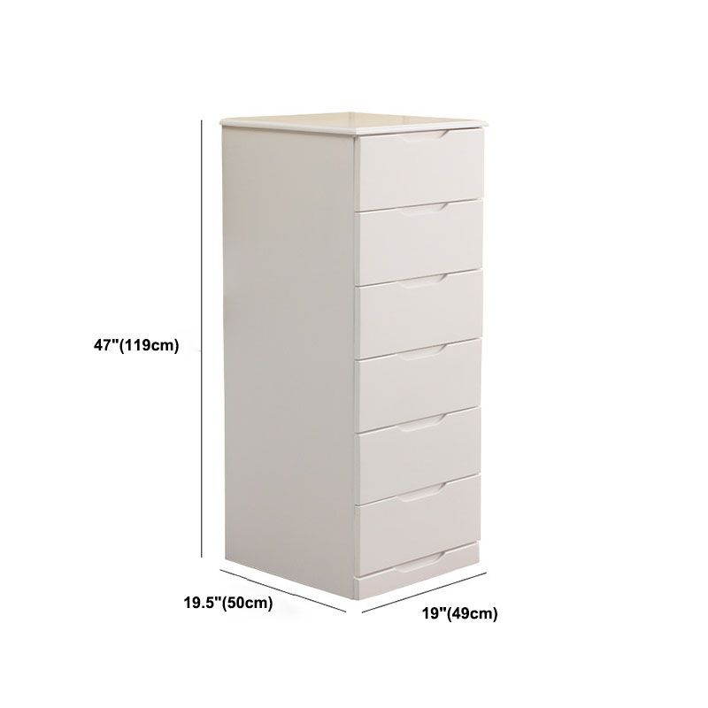 Contemporary Bedroom Storage Chest Wooden Chest with Drawers