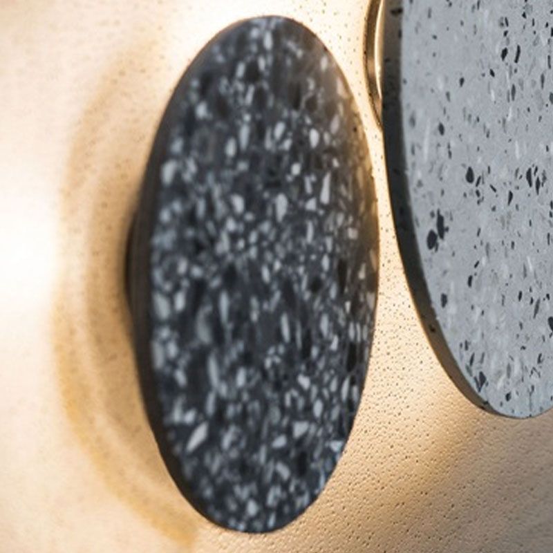 Stone Wall Mount Light Modern Style LED Wall Light for Living Room