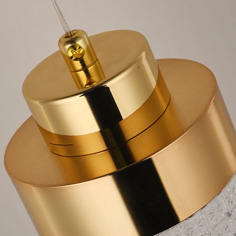 Geometrieform hängende Lichter moderner Metallhängeleuchten in Gold