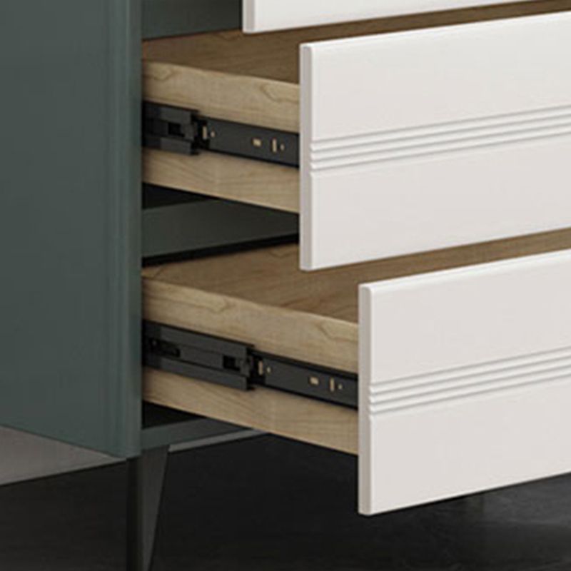 Modern Rectangle Accent Chest with Drawer Scratch Resistant Chest