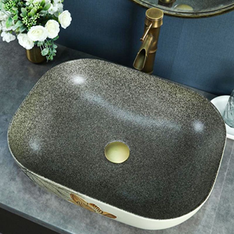Porcelain Vessel Bathroom Sink Modern No Craftsmanship Vessel Bathroom Sink Only