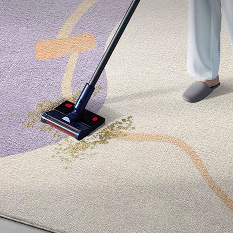 Hellblauer nordischer Teppichpolyester Farbe Klumpen Teppichwaschmaschine für Salon