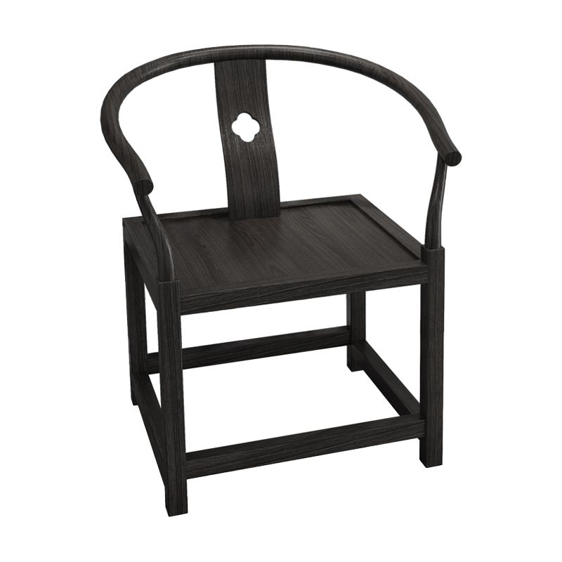 Sillas de comedor de madera tradicionales, silla lateral trasera Windsor para uso en restaurantes