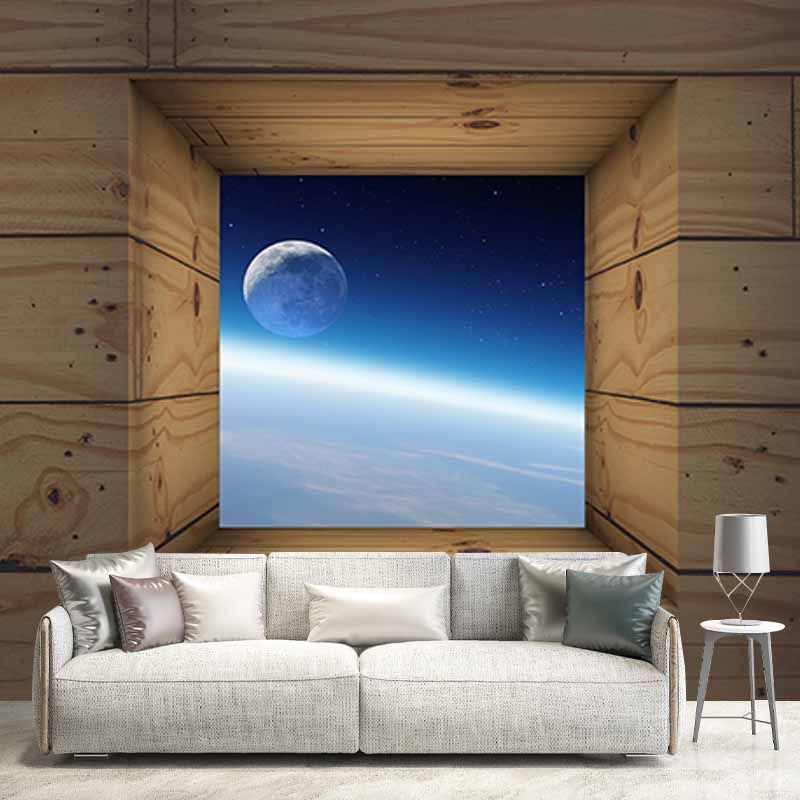 Photography Environment Friendly Mural Wallpaper 3D Vision Bedroom Wall Mural