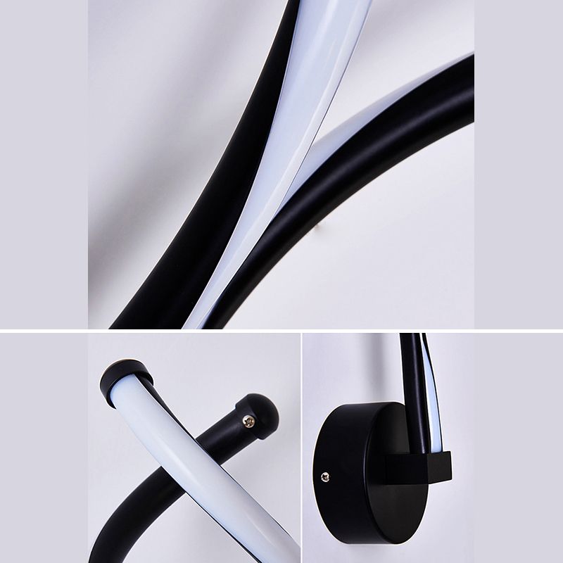 Modern Minimalist Style Linear Wall Sconce Lighting Acrylic Wall Mount Light for Living Room