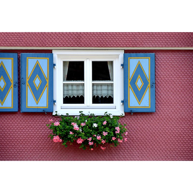 Construction Mural Modern Style Stain Resistant Decorative Wall Art for Home