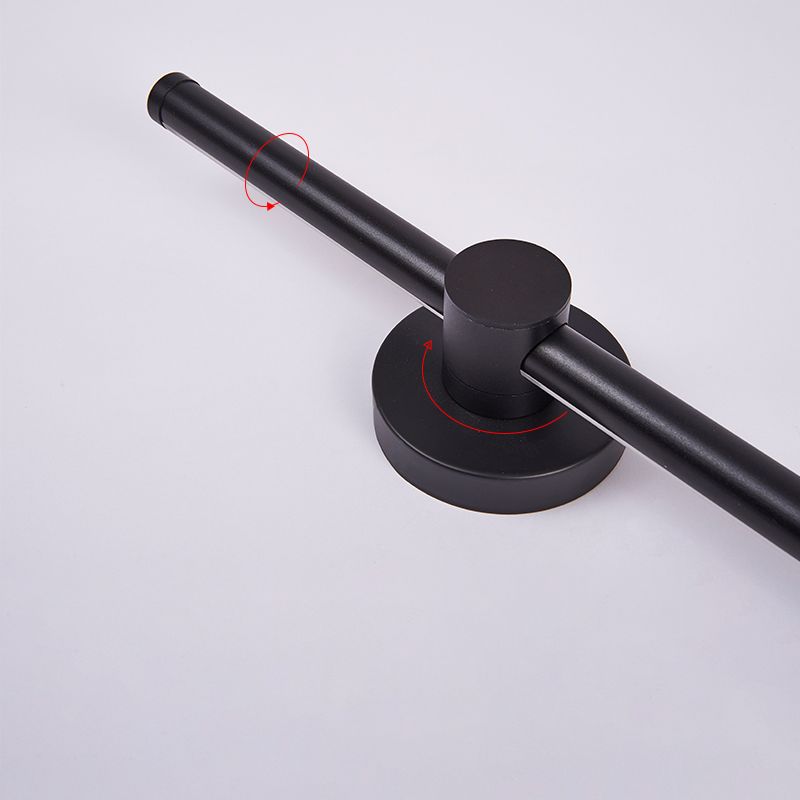 Metalen lineaire wandlicht SCONCES LED HEDENDAAGE WANDELEMUST LICHTBRIJFTE IN ZWART