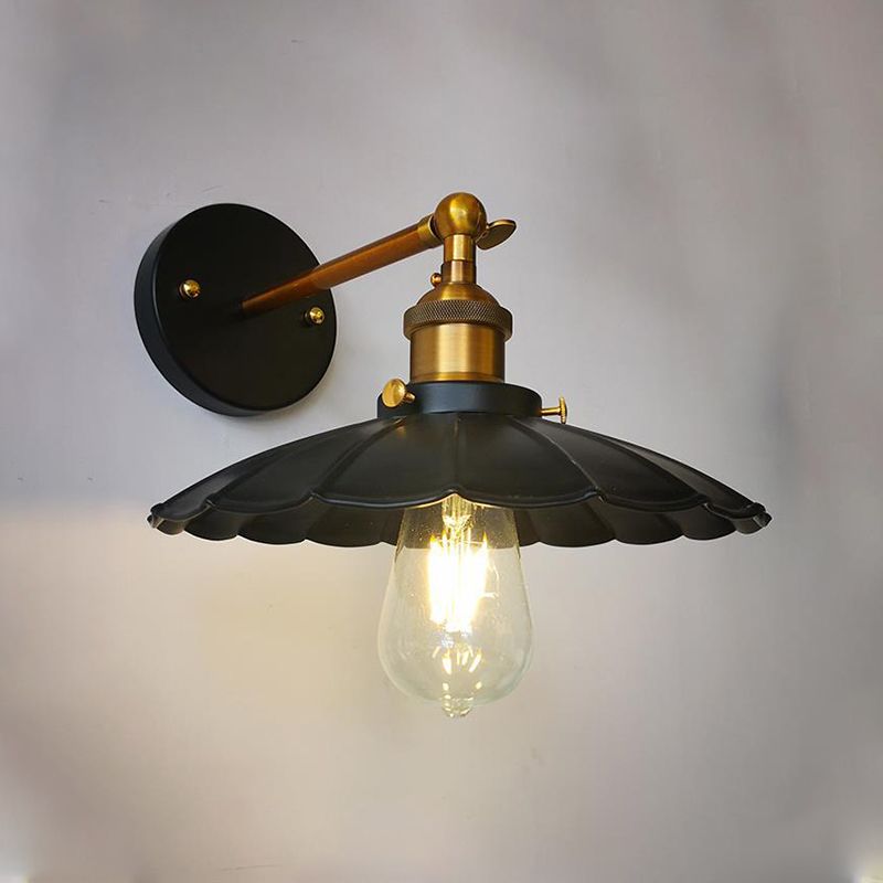 Stile industriale Monte a parete Luce vintage soggiorno Sallo Sconcetto Apparecchio di illuminazione con applique