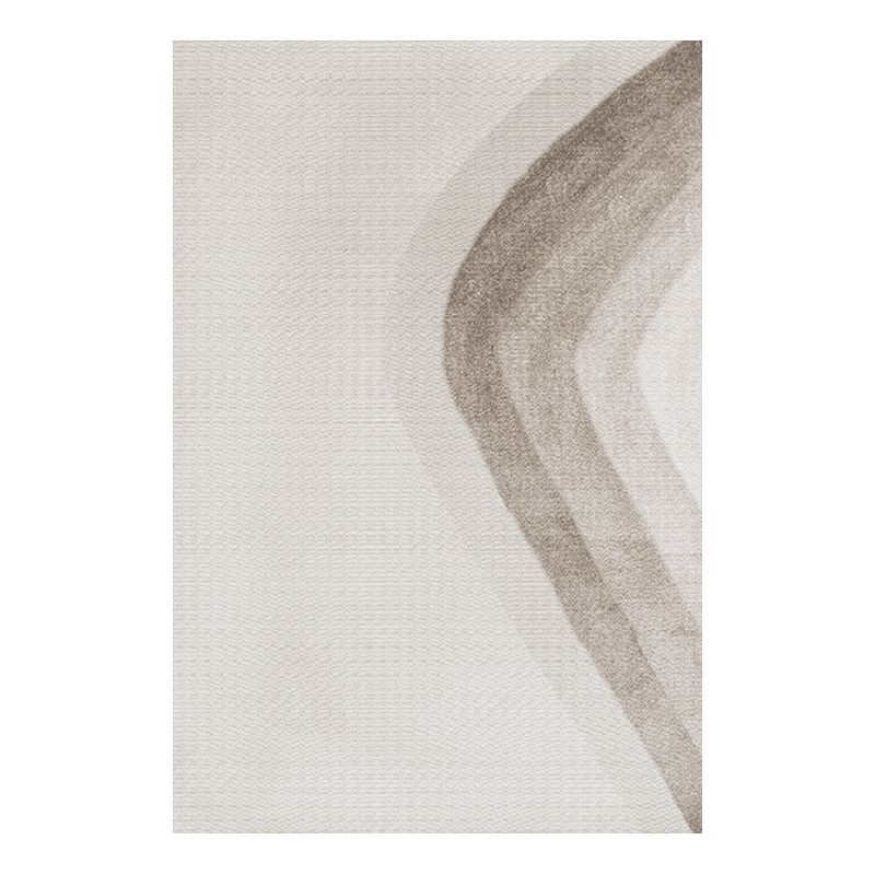 Modern Area Carpet Leisure Contrast Panel Indoor Rug Polyester Rug with Non-Slip Backing