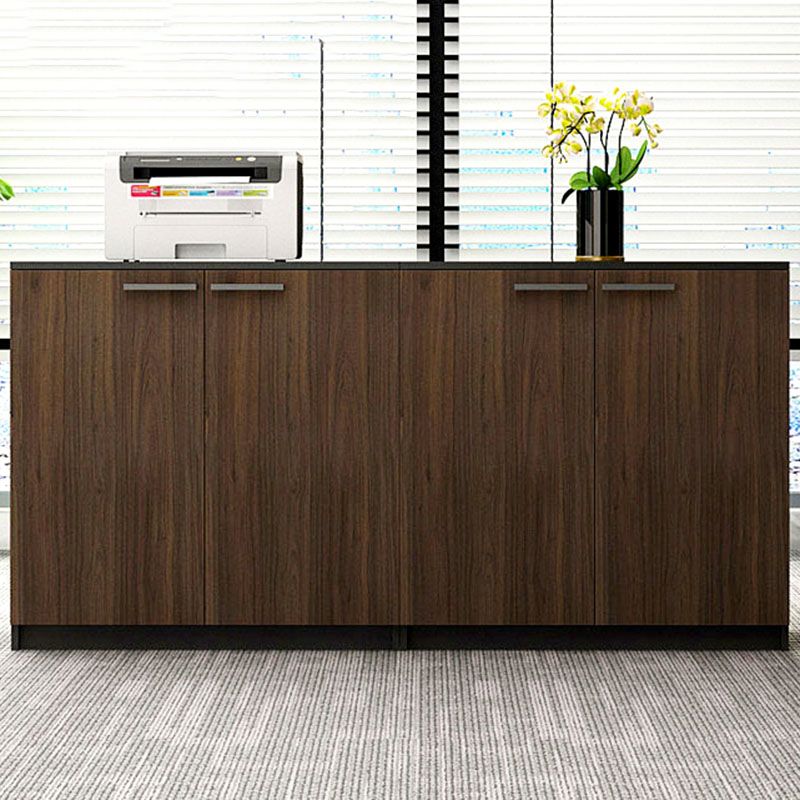 Nordic Style Filing Cabinet Wooden Frame Lateral File Cabinet