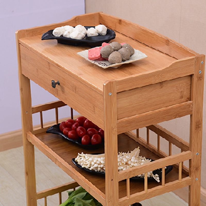 Modern Prep Table Open Storage Dining Room Rectangular Prep Table