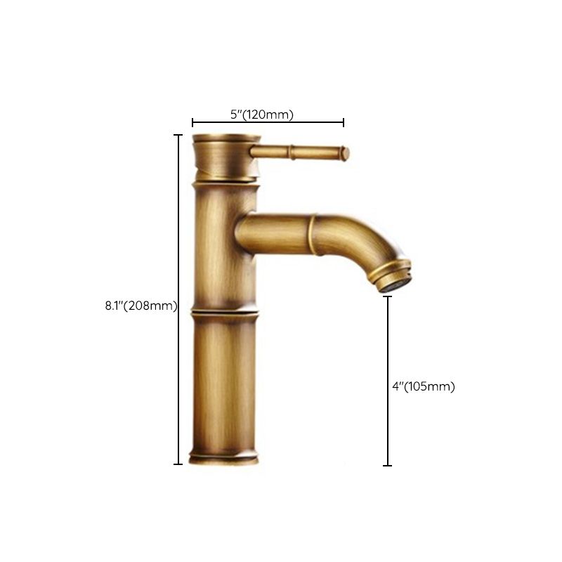 Farmhouse Vessel Faucet Brass Lever Handles Waterfall Spout Lavatory Faucet
