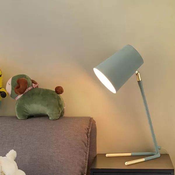 1 spia da scrivania del secchio di luce con plug nel cavo in metallo Nordico piccola luce da tavolo per sala da studio