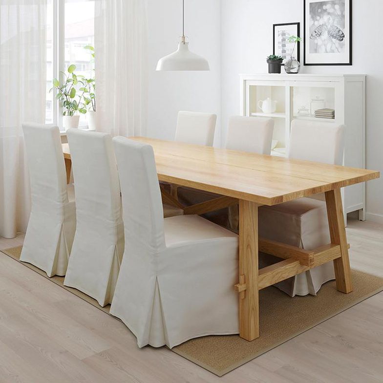 Simplicity Style Dining Table Solid Wood Table for Home and Kitchen