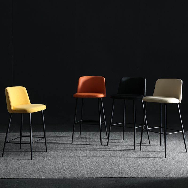 Modern Style Bar Stool Upholstered Bar Stools for Dining Room