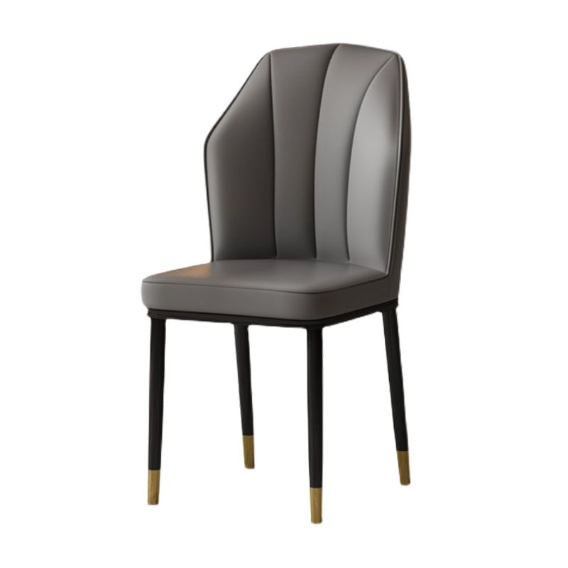 Metal de la cocina del estilo moderno que cena las sillas que cenan la silla lateral sin brazos del Wingback