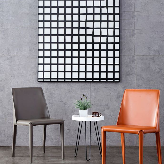 Faux Leather Kitchen Dining Chair Upholstered Dining Room Chairs