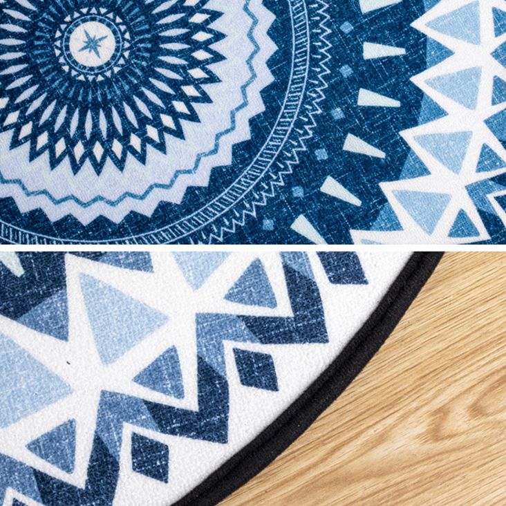 Minimalistische geometrische gedruckte Teppichfarbe gemischtem Polyesterbereich Teppich nicht rutscher Backing Teppich für Wohnzimmer