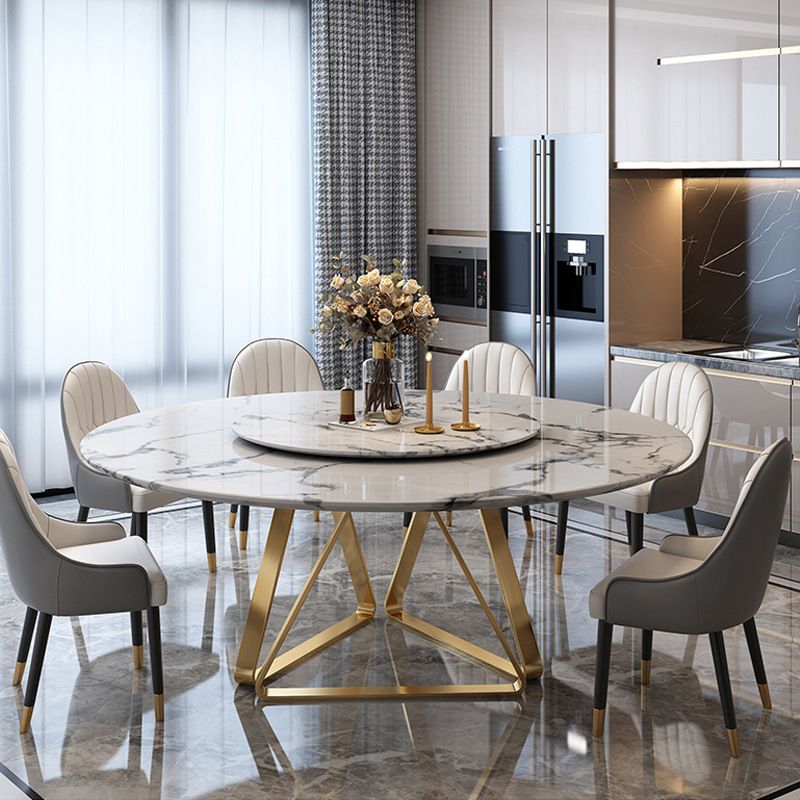 Traditional Luxury Dining Table Round Dining Table for Dinner Room