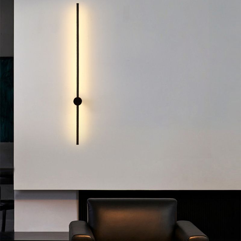 Luz de aluminio Luces de pared de la pared Moderna Nórdica 1 Cabeza de montaje en la pared para el dormitorio