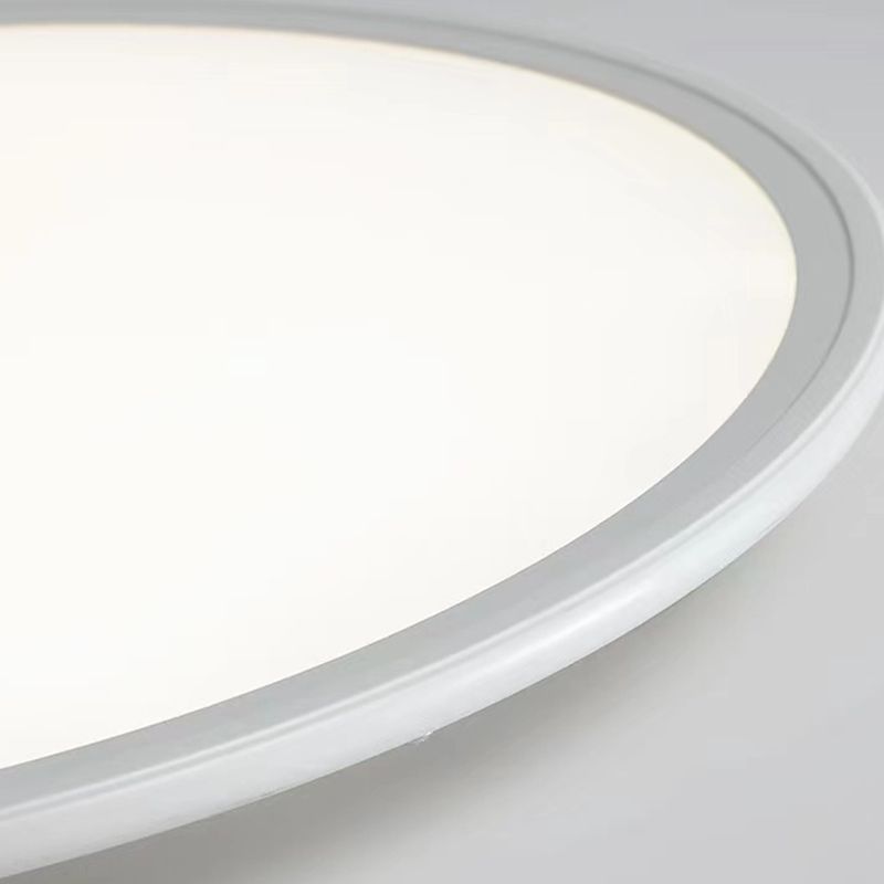 1 Light Geometric Flush Mount Lighting Simplicity Metal Ceiling Light