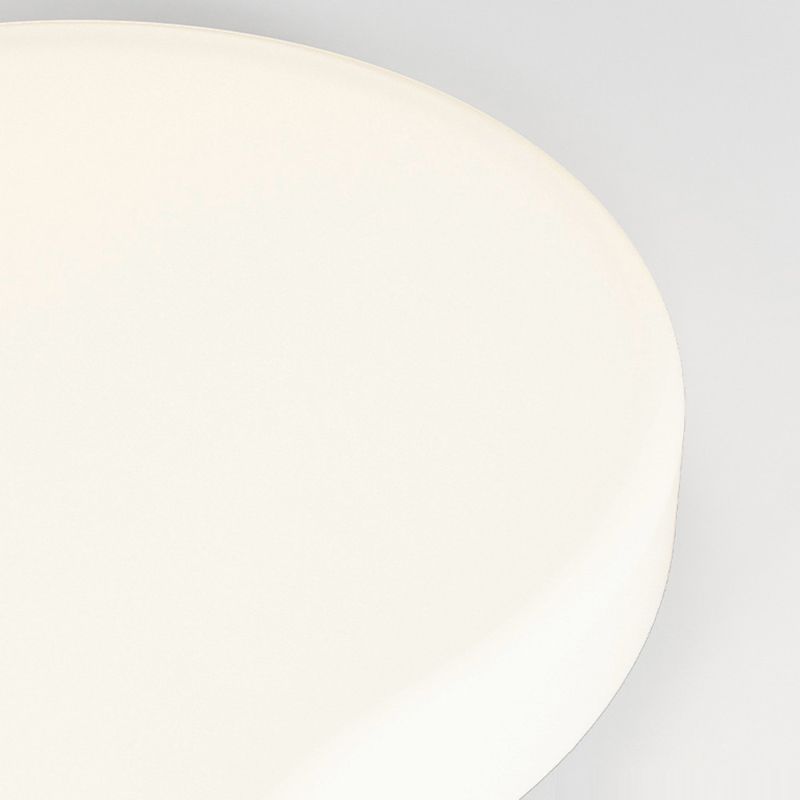 Contemporary Flush Mount Ceiling Light White Flush Lighting for Living Room